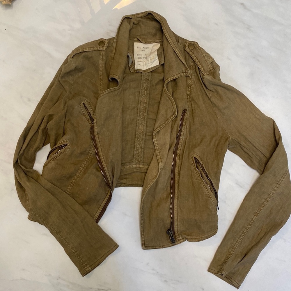 Free people cropped jacket